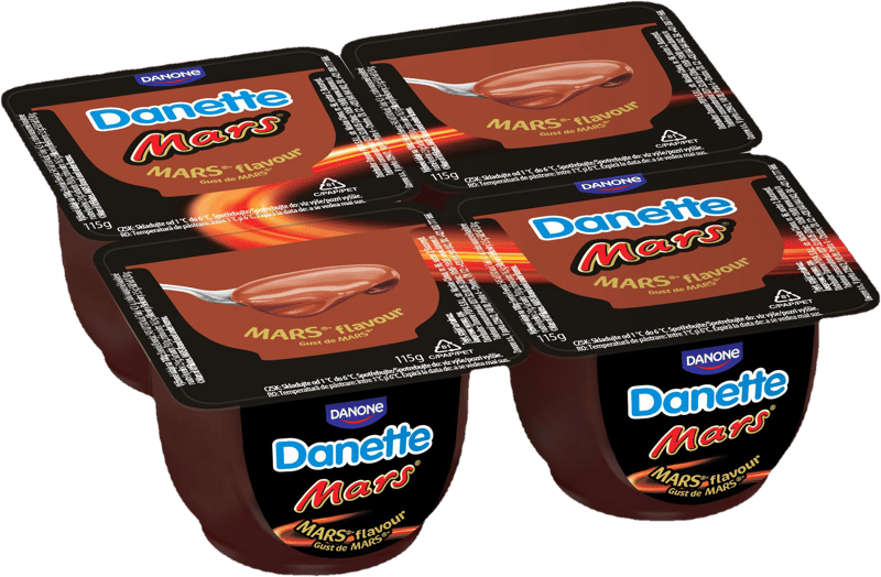 Danette Dezert s příchutí Mars (4×115 g)
