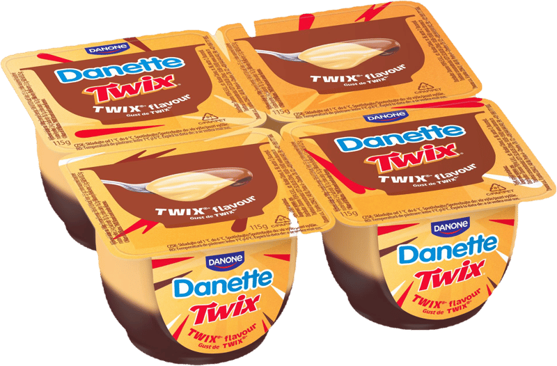 Danette Dezert s příchutí Twix (4×115 g)