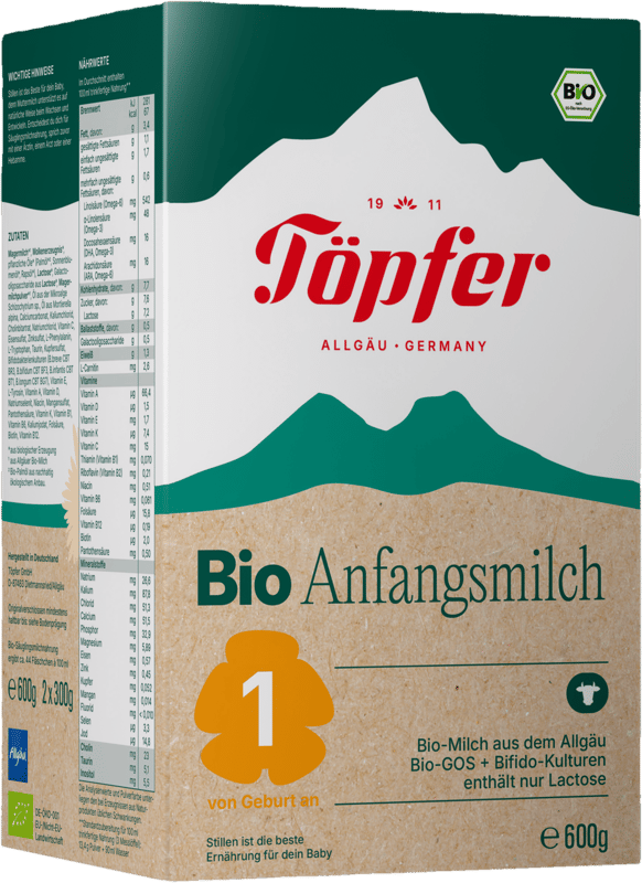 Töpfer BIO Initial milk infant formula 1