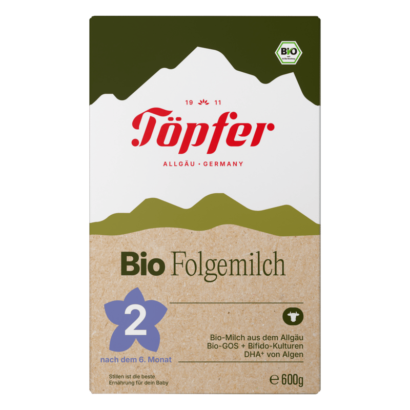 Töpfer BIO Pokračovací mléčná kojenecká výživa 2