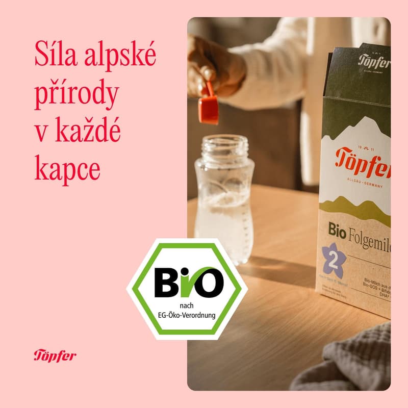 Töpfer BIO 2 pokračovací kojenecké mléko