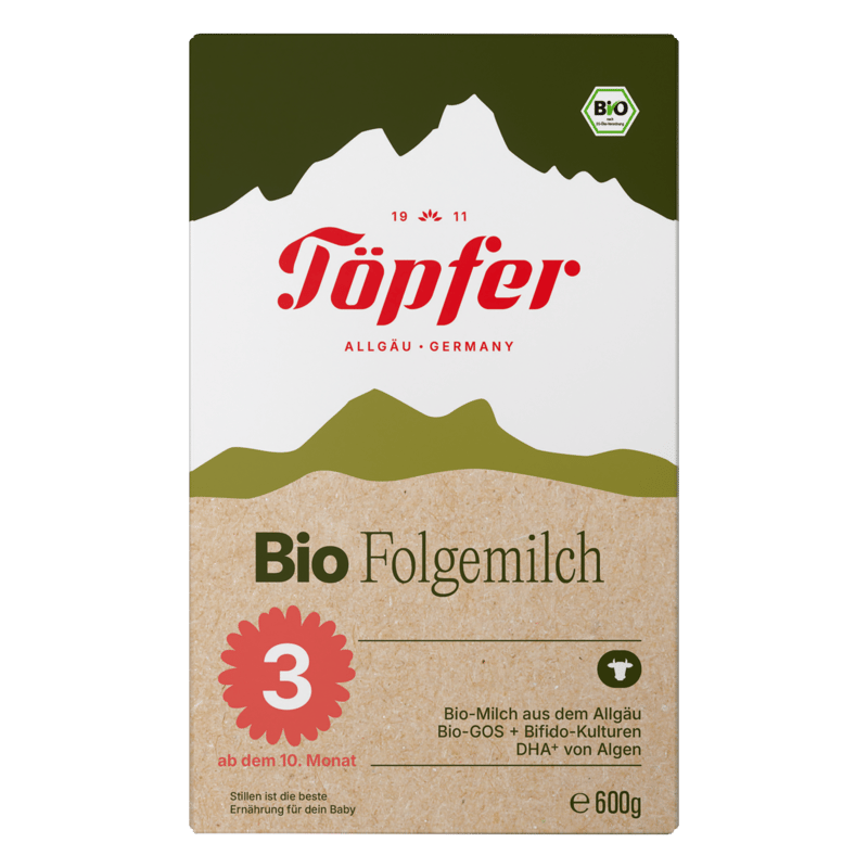 Töpfer BIO Pokračovací mléčná kojenecká výživa 3