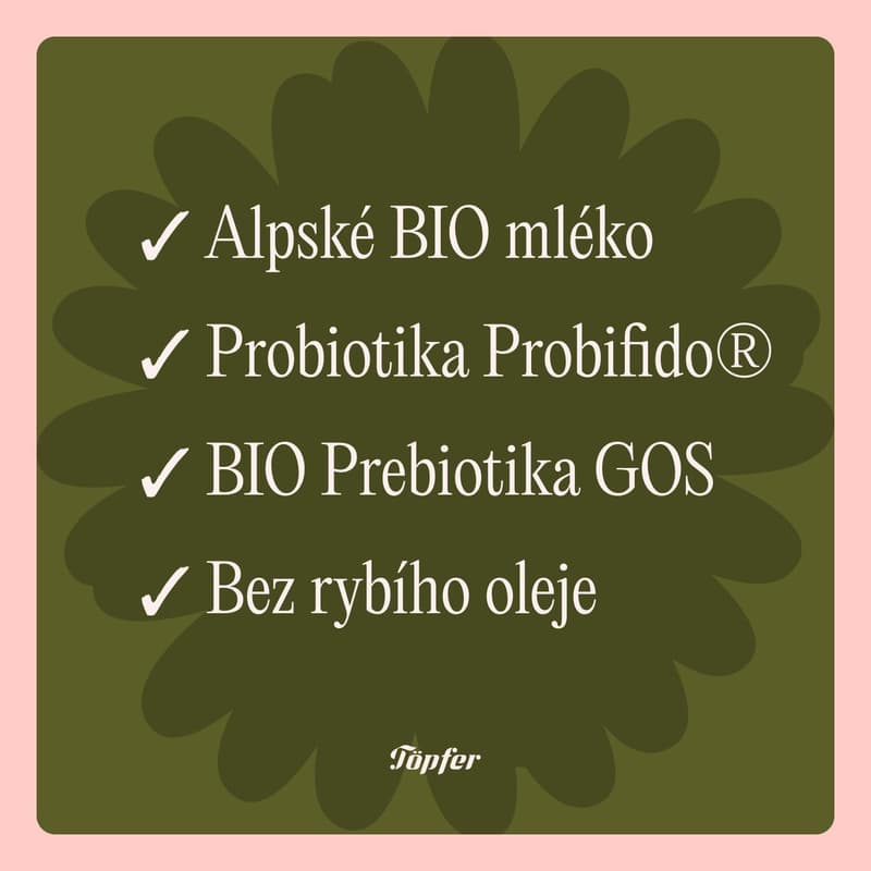 Töpfer BIO 3 pokračovací kojenecké mléko