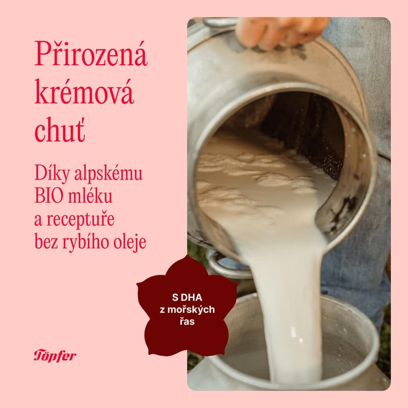 Töpfer BIO 3 pokračovací kojenecké mléko