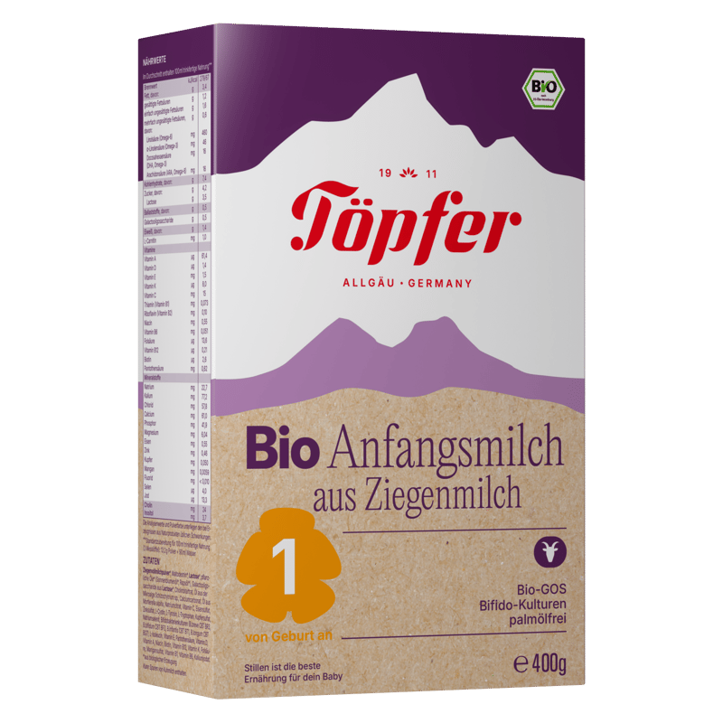 Töpfer BIO Počáteční mléčná kojenecká výživa 1 z kozího mléka