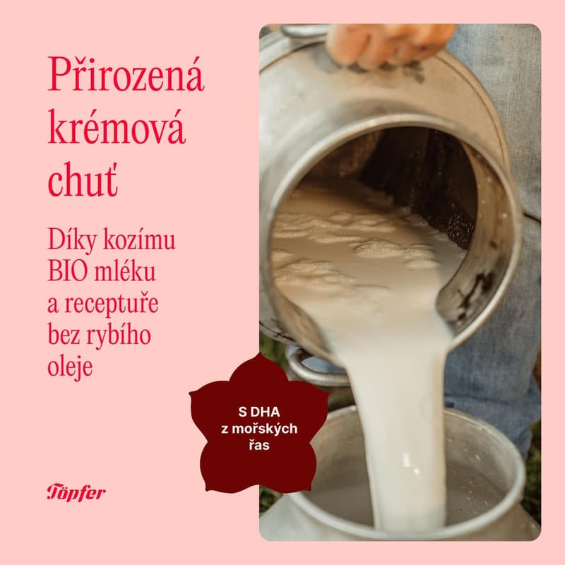 Töpfer BIO Kozí 2 pokračovací kojenecké mléko