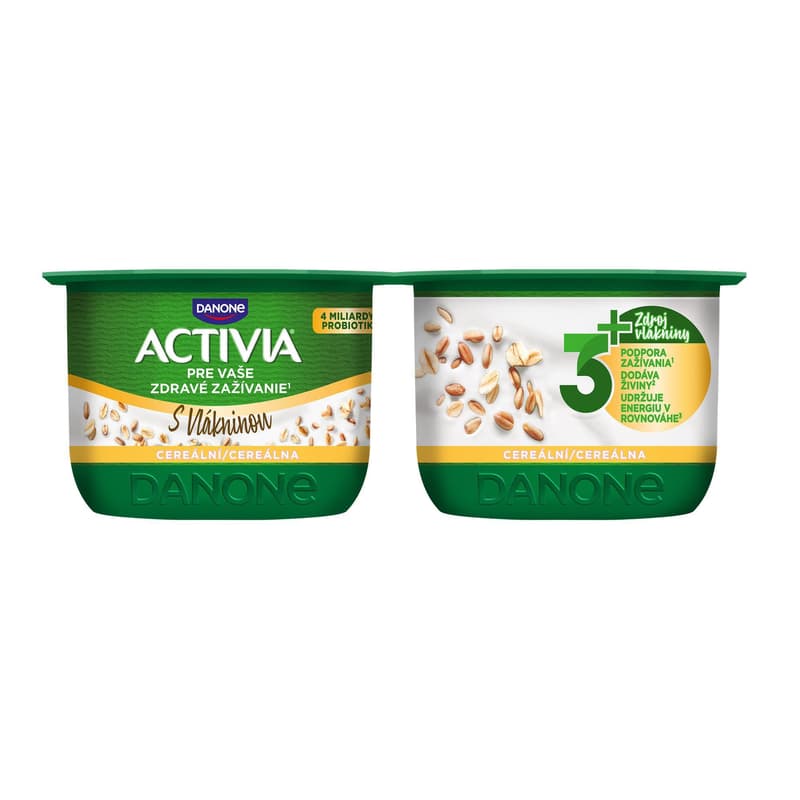Activia Probiotický jogurt multicereálie 4×120 g