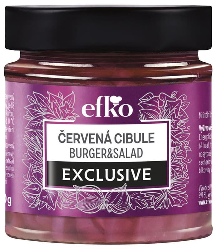 Efko Exclusive Red Onion Burger & Salad