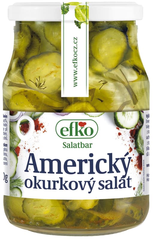 Efko Americký okurkový salát