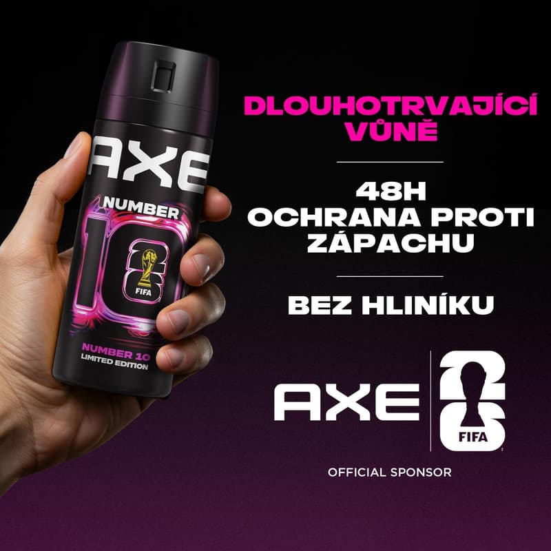 Axe Number 10 FIFA deodorant sprej