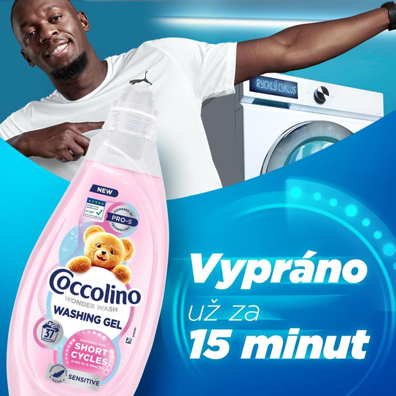 Coccolino Wonder Wash Sensitive prací gel (1,48 l)