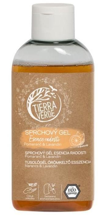 Tierra Verde Sprchový gel Esence radosti pomeranč & lavandin