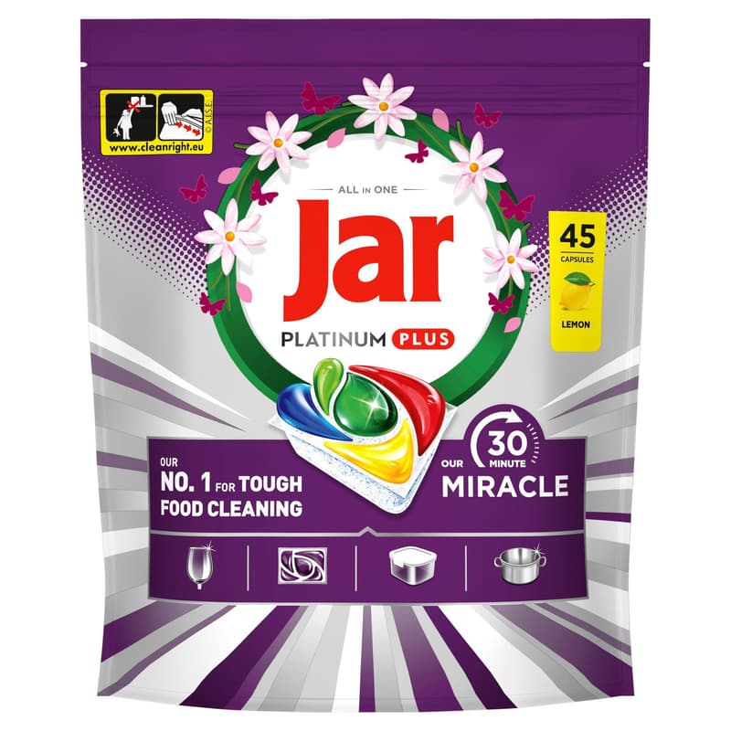 Jar Platinum Plus 30 Minute Miracle Spring tablety do myčky
