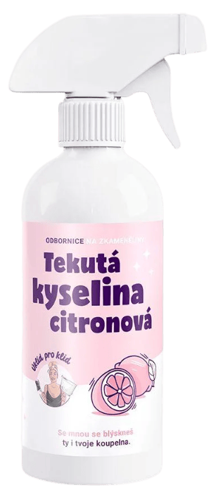 Úklid pro klid Tekutá kyselina citrónová