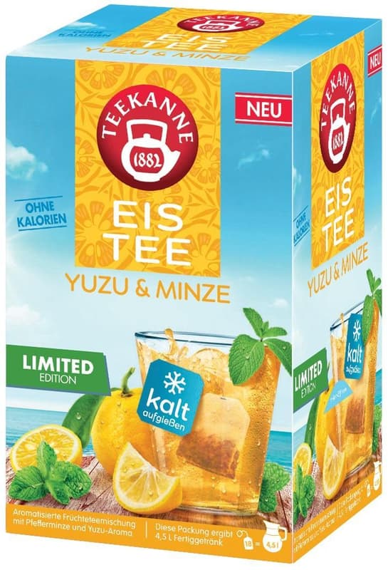 Teekanne Eistee Yuzu & Mint