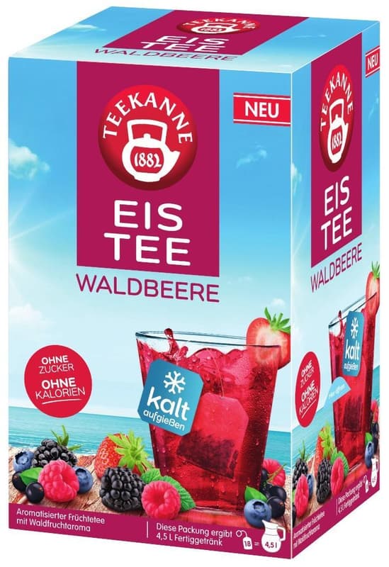 Teekanne Eistee Wild Berry