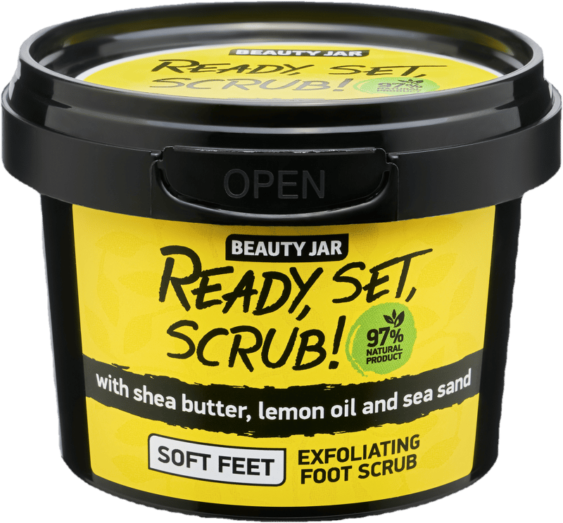 Beauty Jar Ready, set, scrub! peeling na nohy