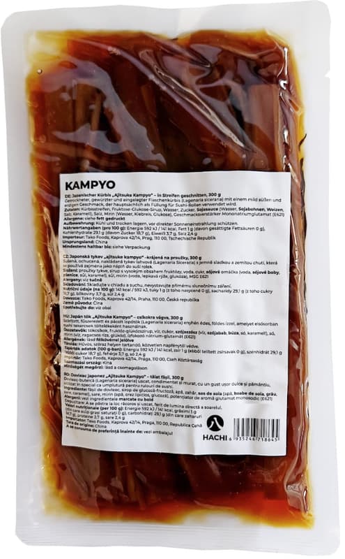 Hachi Kampyo Japonská marinovaná tykev proužky