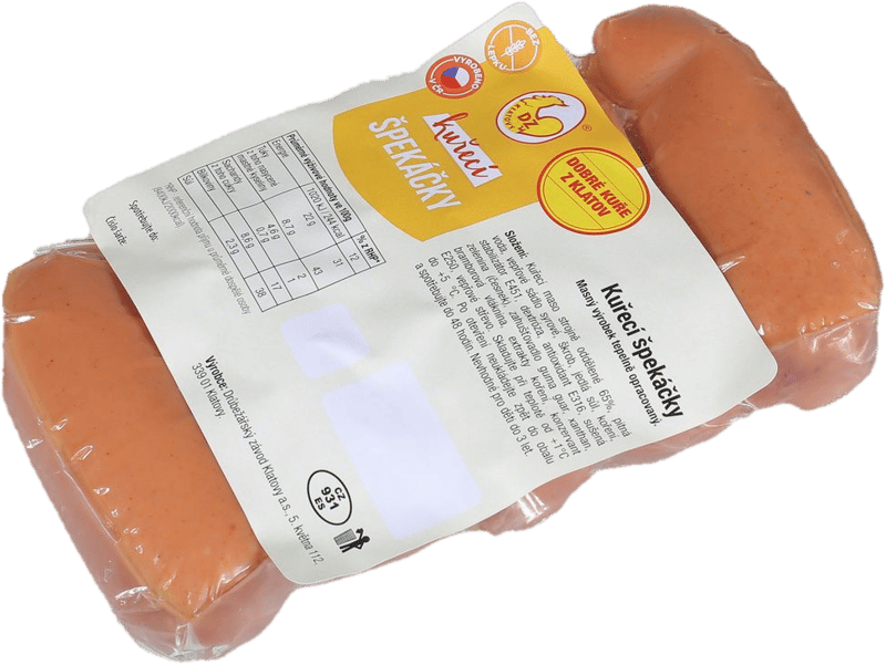 DZ Klatovy Chicken sausages 