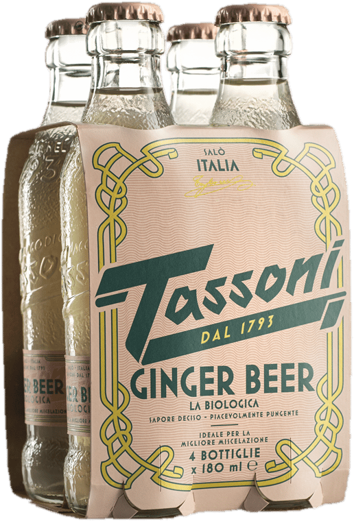 Tassoni Ginger Beer Bio 4×180ml glass