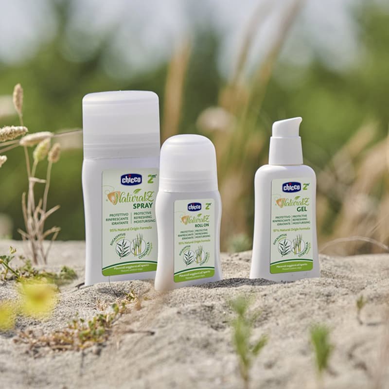 Chicco Mosquito Repellent Gel, protective and refreshing, 97% natural ingredients, 60 ml, 2m+