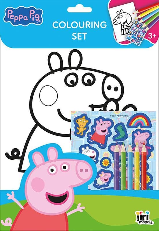 JIRI MODELS Omalovánkový set Prasátko Peppa