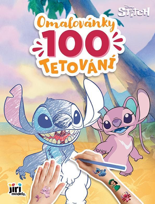 JIRI MODELS Omalovánky a 100 tetování Lilo & Stitch