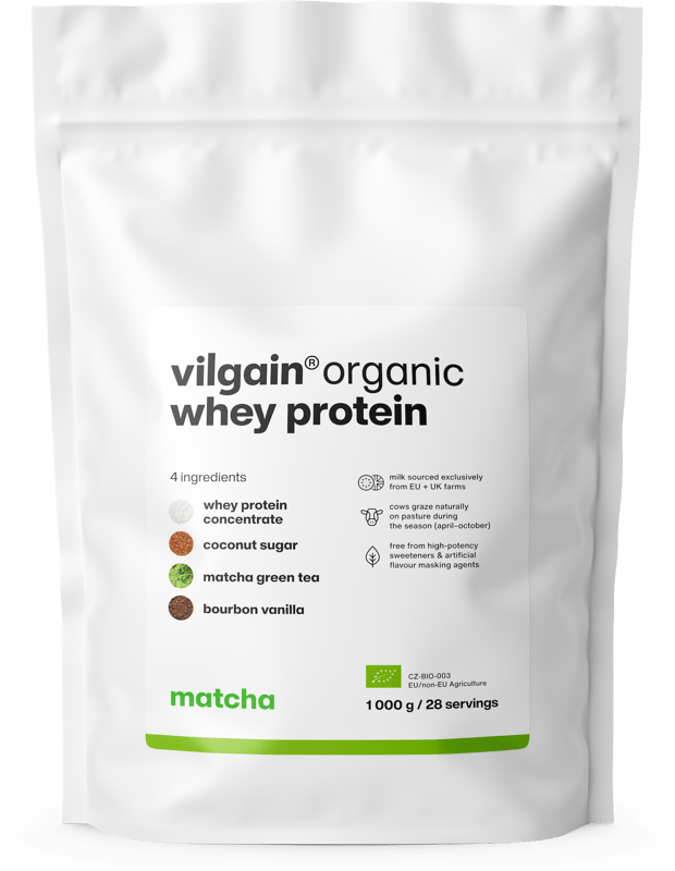 Vilgain Organic Whey Protein matcha