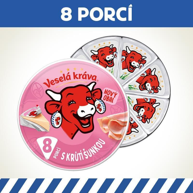 Veselá kráva with ham 120 g