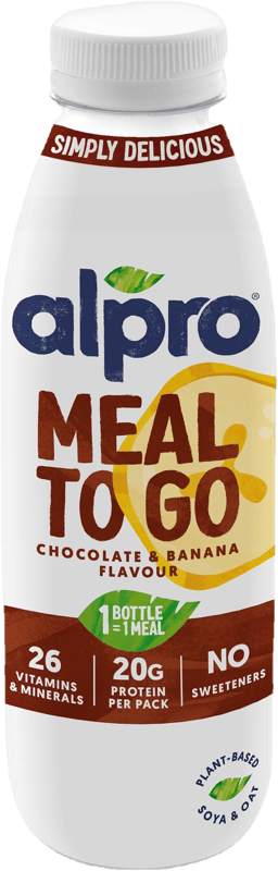 ALPRO Meal to go drink with chocolate-banana flavor