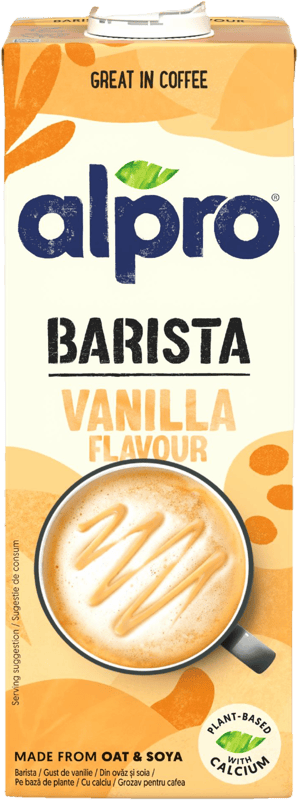 ALPRO Barista Oat–Soy Drink with Vanilla Flavor