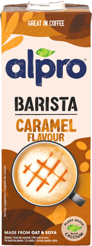 ALPRO Barista Oat–Soy Drink with Caramel Flavor