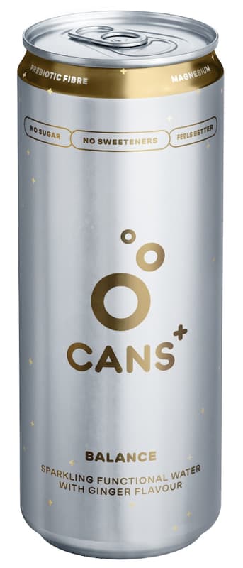 Cans+ Balance Perlivý funkční nápoj se zázvorovou příchutí