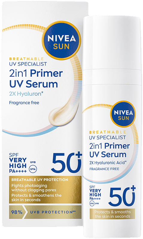 Nivea Sun Pleťové sérum Primer 2v1 SPF 50+