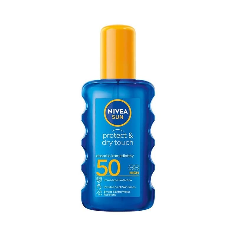 Nivea Sun Protect & Dry Touch sprej na opalování SPF 50