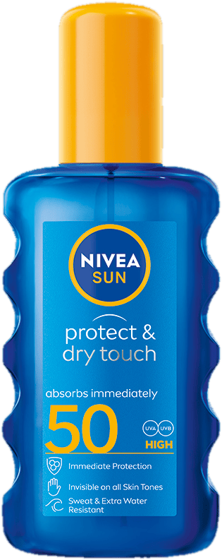 Nivea Sun Protect & Dry Touch sprej na opalování SPF 50