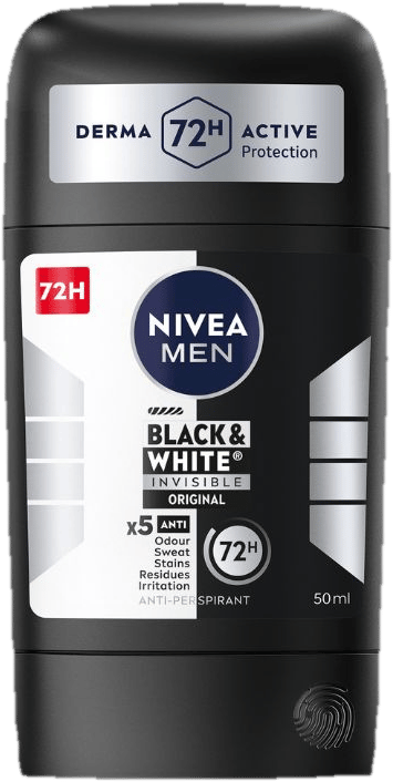 Nivea Men Black & White Invisible Original tuhý antiperspirant