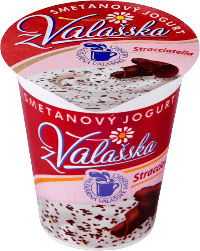 Mlékárna ValMez Smetanový jogurt stracciatella
