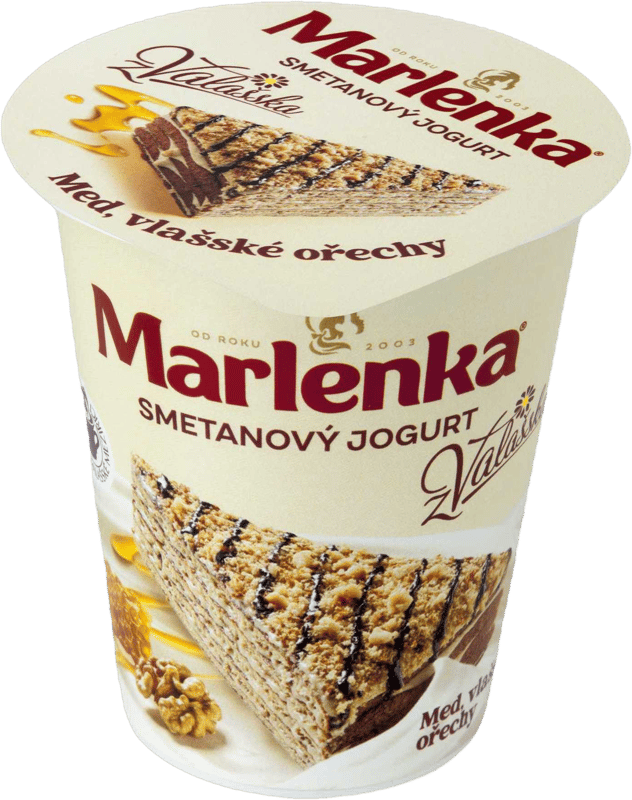 Mlékárna ValMez Marlenka smetanový jogurt mix příchutí