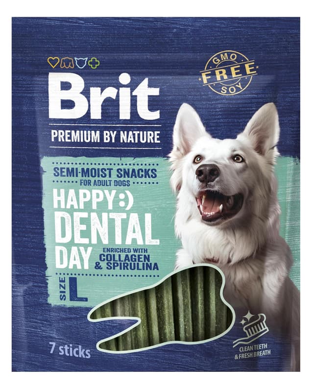 Brit Premium by Nature dentální pamlsek pro psy L