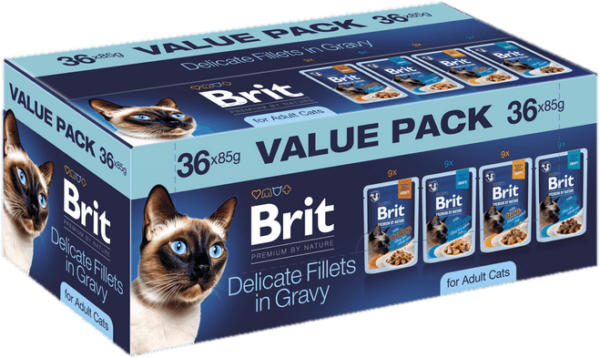 Brit Premium by Nature kapsičky pro kočky 36×85 g