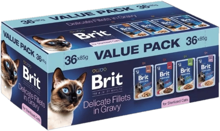 Brit Premium by Nature Sterilised kapsičky pro kočky 36×85 g