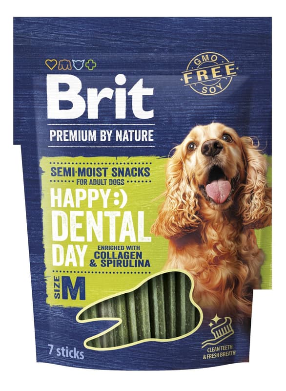 Brit Premium by Nature dentální pamlsek pro psy M