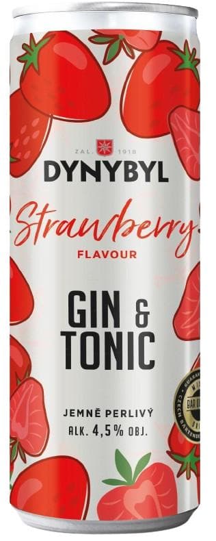 Dynybyl Strawberry Gin a Tonic 4,5% obj.