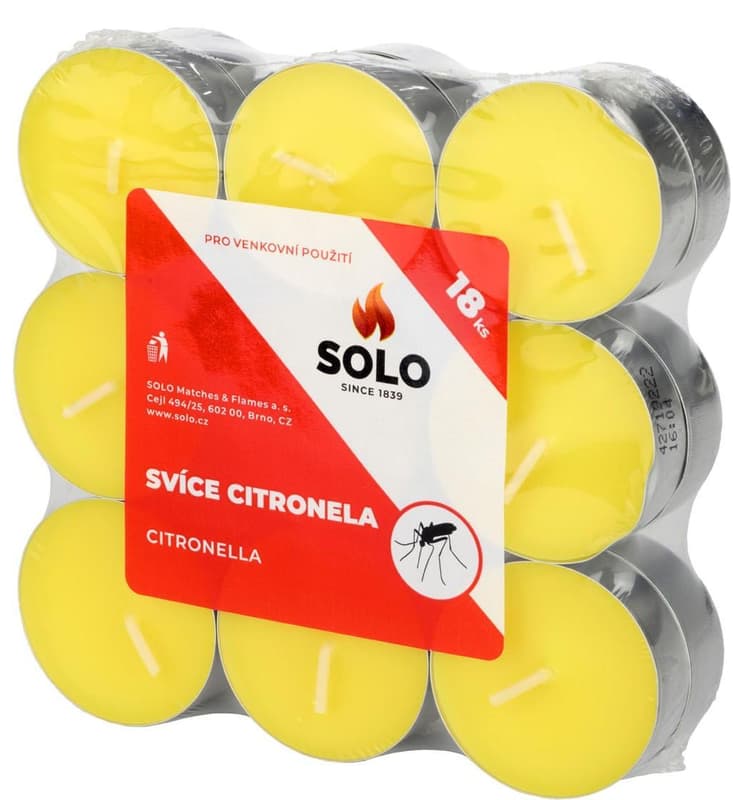 Solo Citronela čajové svíčky