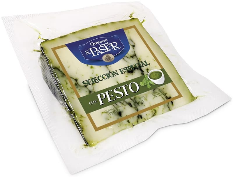 El Pastor Sýr se zeleným pestem