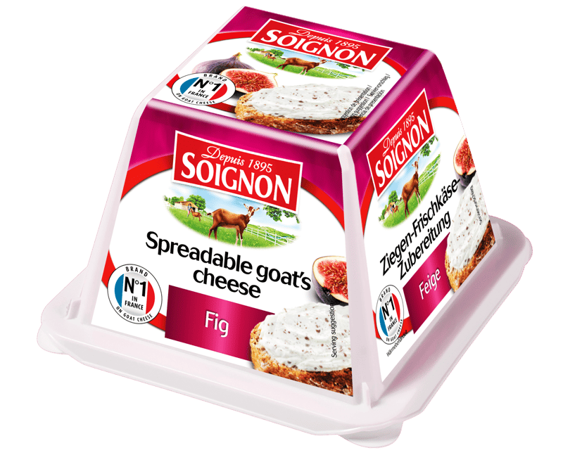 Soignon Goat’s Pyramid with Figs 150 g