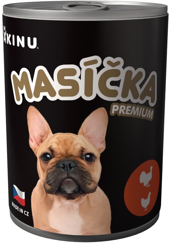 Akinu Masíčka Premium konzerva mleté s krůtím pro psy
