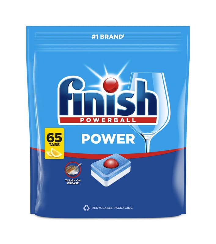 Finish Power dishwasher tablets – Lemon 65 pcs