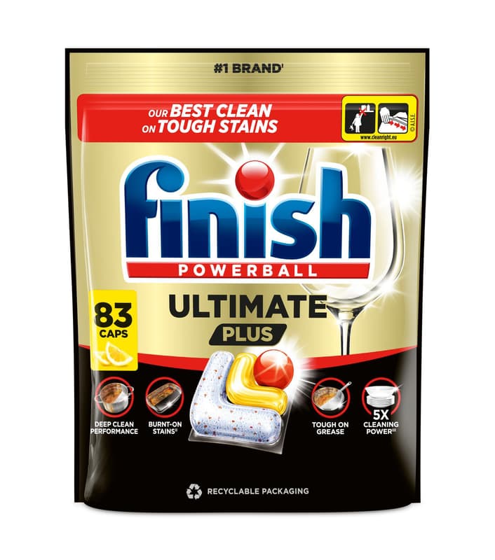 Finish Ultimate Plus Lemon kapsle do myčky nádobí